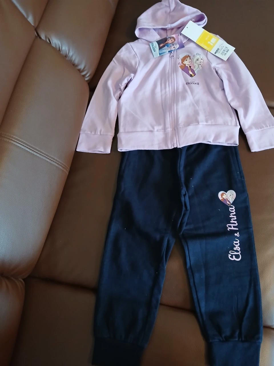 ensemble pantalon sweat fille la reine des neiges frozen 94 cm 3 ans
